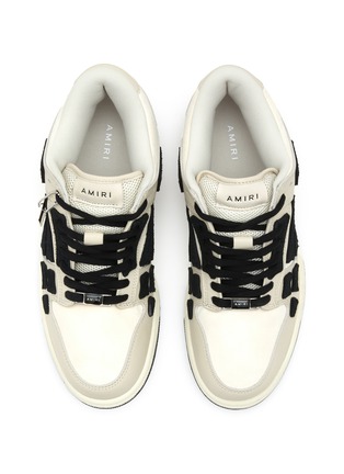 Detail View - Click To Enlarge - AMIRI - Skel Top Leather Sneakers
