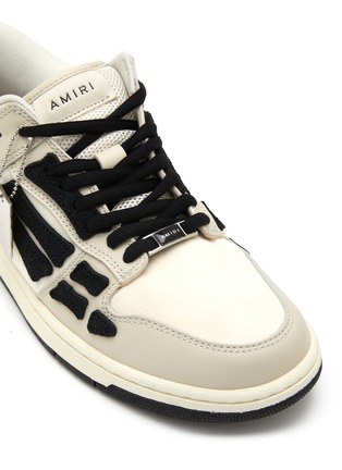 Detail View - Click To Enlarge - AMIRI - Skel Top Leather Sneakers
