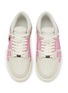 Detail View - Click To Enlarge - AMIRI - Skel Top Leather Low-Top Sneakers