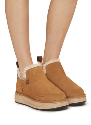 Figure View - Click To Enlarge - AMIRI - Malibu Shearling Lined Suede Boots