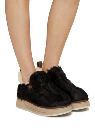 Figure View - Click To Enlarge - AMIRI - Malibu Shearling Lined Faux Fur Boots