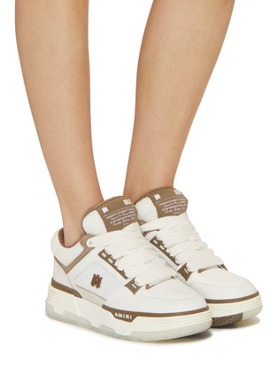 Figure View - Click To Enlarge - AMIRI - MA-1 Leather Mesh Sneakers