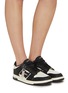 Figure View - Click To Enlarge - AMIRI - Crystal Skel Top Glitter Low-Top Sneakers