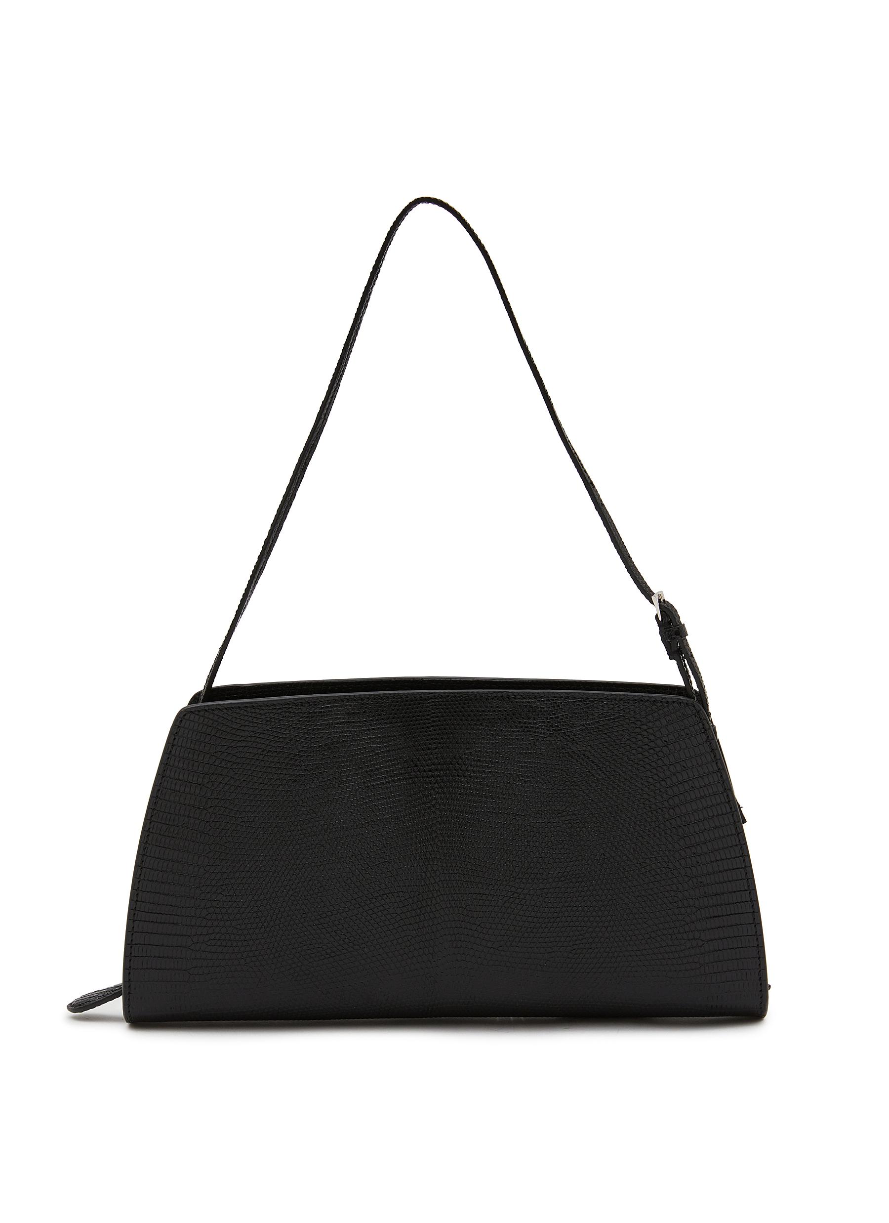 Leather baguette shoulder cheap bag