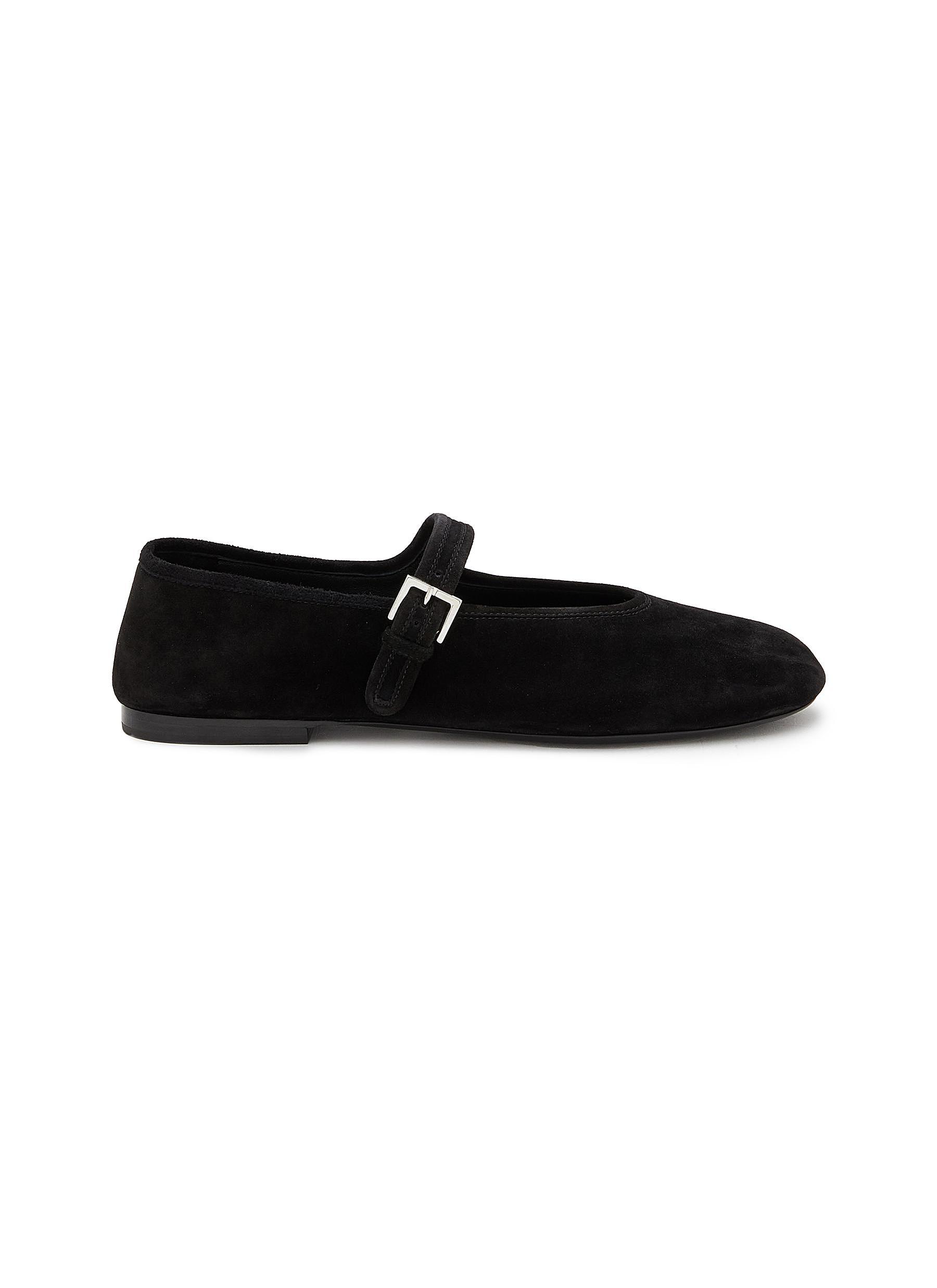 THE ROW Boheme Suede Mary Jane Flats Women Lane Crawford