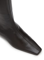 THE ROW Bette Leather Tall Boots Women Lane Crawford