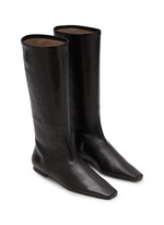 THE ROW Bette Leather Tall Boots Women Lane Crawford