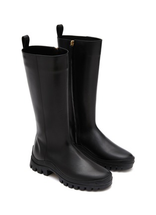 Figure View - Click To Enlarge - THE ROW - Greta Moto Leather Tall Boots