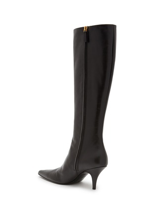  - THE ROW - Sling Knee High Leather Boots