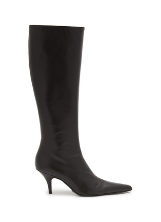 Main View - Click To Enlarge - THE ROW - Sling Knee High Leather Boots