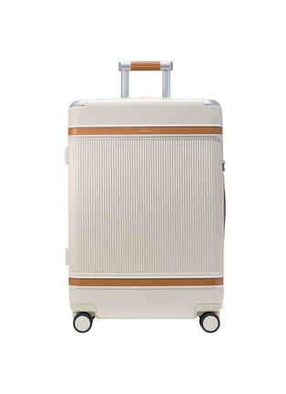 Main View - Click To Enlarge - PARAVEL - Aviator Grand Checked Luggage — Scout Tan