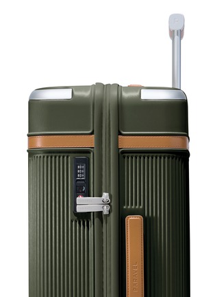  - PARAVEL - Aviator Grand Checked Luggage — Safari Green
