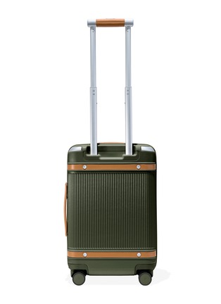 Back View - Click To Enlarge - PARAVEL - Aviator Carry-On Suitcase — Safari Green