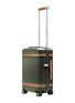 Front View - Click To Enlarge - PARAVEL - Aviator Carry-On Suitcase — Safari Green