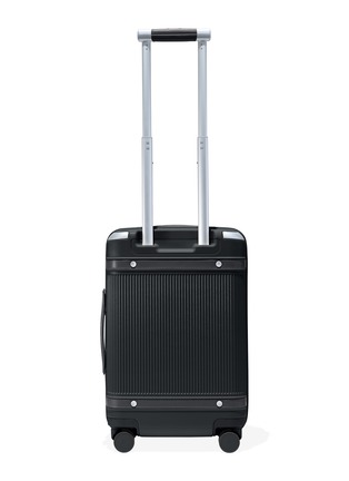Back View - Click To Enlarge - PARAVEL - Aviator Carry-On Suitcase — Derby Black