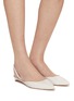 Figure View - Click To Enlarge - AERA - Vegan Patent Leather Slingback Flats