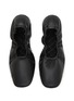 Detail View - Click To Enlarge - AERA - Vegan Leather Scrunch Ballet Flats