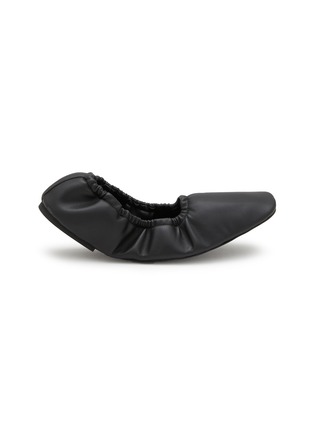 Main View - Click To Enlarge - AERA - Vegan Leather Scrunch Ballet Flats