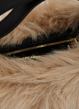 Detail View - Click To Enlarge - SACAI - Small Faux Fur Pouchette