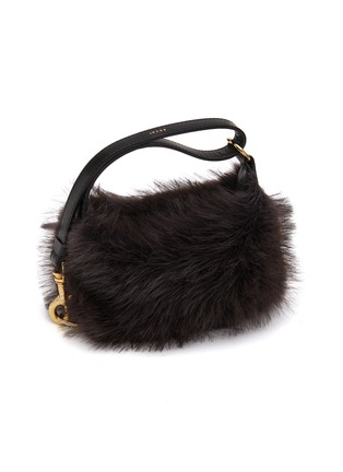 Detail View - Click To Enlarge - SACAI - Small Faux Fur Pouchette