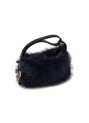 Detail View - Click To Enlarge - SACAI - Small Faux Fur Pouchette