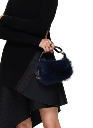 Figure View - Click To Enlarge - SACAI - Small Faux Fur Pouchette
