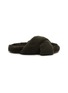 Main View - Click To Enlarge - YVES SALOMON - Crossover Strap Fur Slides