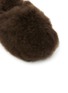 Detail View - Click To Enlarge - YVES SALOMON - Folk Shearling Fur Slides