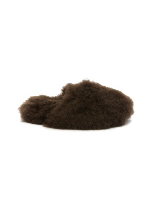 Main View - Click To Enlarge - YVES SALOMON - Folk Shearling Fur Slides