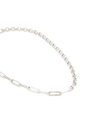 Detail View - Click To Enlarge - MISSOMA - Axiom Silver Deconstructed Chain Necklace