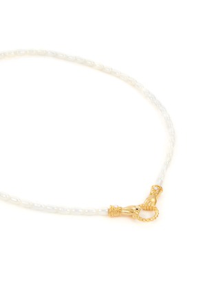 Detail View - Click To Enlarge - MISSOMA - x Harris Reed In Good Hands Pearl Metal Necklace