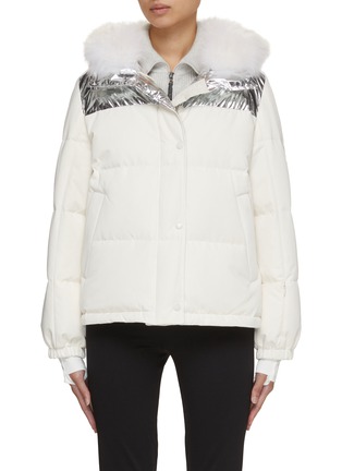 Main View - Click To Enlarge - YVES SALOMON - Hooded Down Puffer Jacket