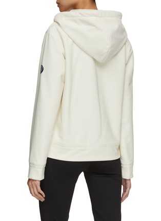 Back View - Click To Enlarge - YVES SALOMON - Hooded Softshell Jacket