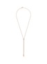 Main View - Click To Enlarge - ROBERTO COIN - Love in Verona Diamond Ruby 18K Rose Gold Lariat Necklace — 60cm