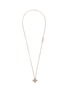 Main View - Click To Enlarge - ROBERTO COIN - Princess Flower 18K Gold Diamond Ruby Necklace — 45cm