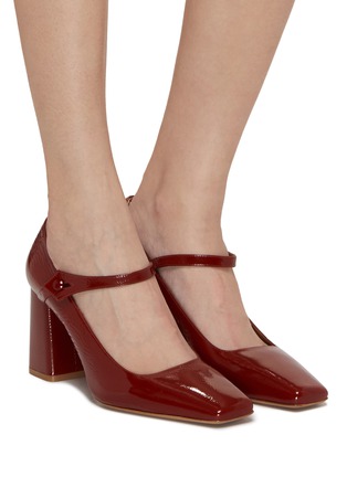 Figure View - Click To Enlarge - LE MONDE BERYL - Maryjane 80 Patent Leather Pumps