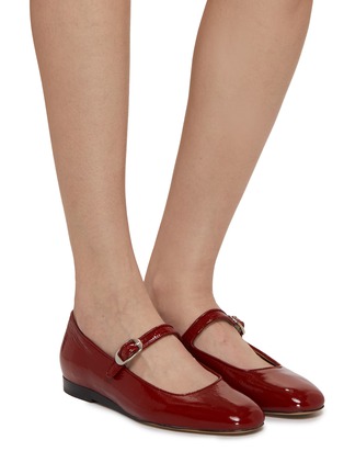 Figure View - Click To Enlarge - LE MONDE BERYL - Maryjane Patent Leather Ballerina Flats