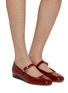 Figure View - Click To Enlarge - LE MONDE BERYL - Maryjane Patent Leather Ballerina Flats