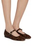 Figure View - Click To Enlarge - LE MONDE BERYL - Maryjane Patent Leather Ballerina Flats