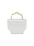 Main View - Click To Enlarge - GEDEBE - Octo Crystal Embellished Lamé Bag
