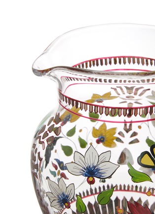 Detail View - Click To Enlarge - LOBMEYR - Oriental Flowers Indian Flowers Water Pitcher