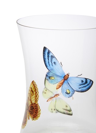 Detail View - Click To Enlarge - LOBMEYR - Balloon Painted Butterflies Tumbler