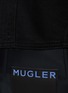  - MUGLER - Round Shoulder Scuba Denim Jacket