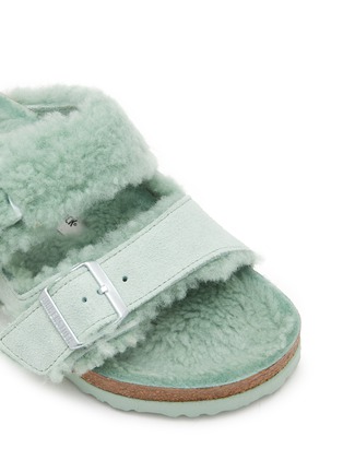 Detail View - Click To Enlarge - BIRKENSTOCK - Arizona Shearling Leather Sandals