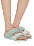 Figure View - Click To Enlarge - BIRKENSTOCK - Arizona Shearling Leather Sandals