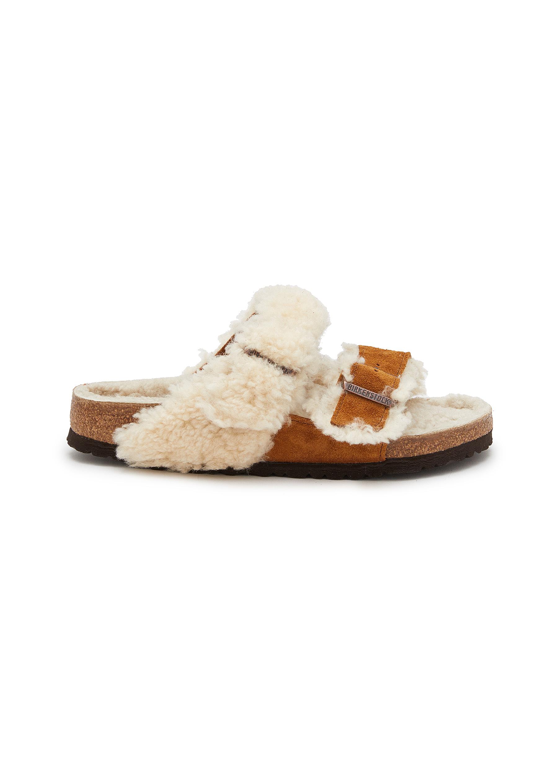 Le Fashion: These Birkenstock Shearling Sandals Are Perfect for Fall