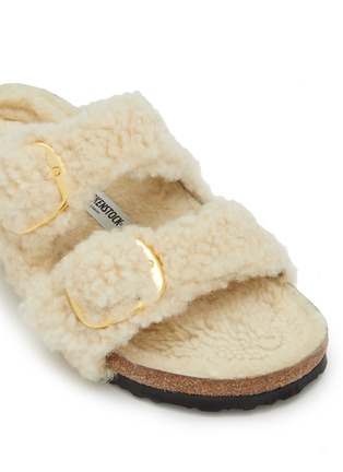 Detail View - Click To Enlarge - BIRKENSTOCK - Arizona Shearling Teddy Sandals