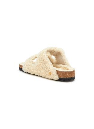 - BIRKENSTOCK - Arizona Shearling Teddy Sandals