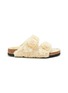 Main View - Click To Enlarge - BIRKENSTOCK - Arizona Shearling Teddy Sandals