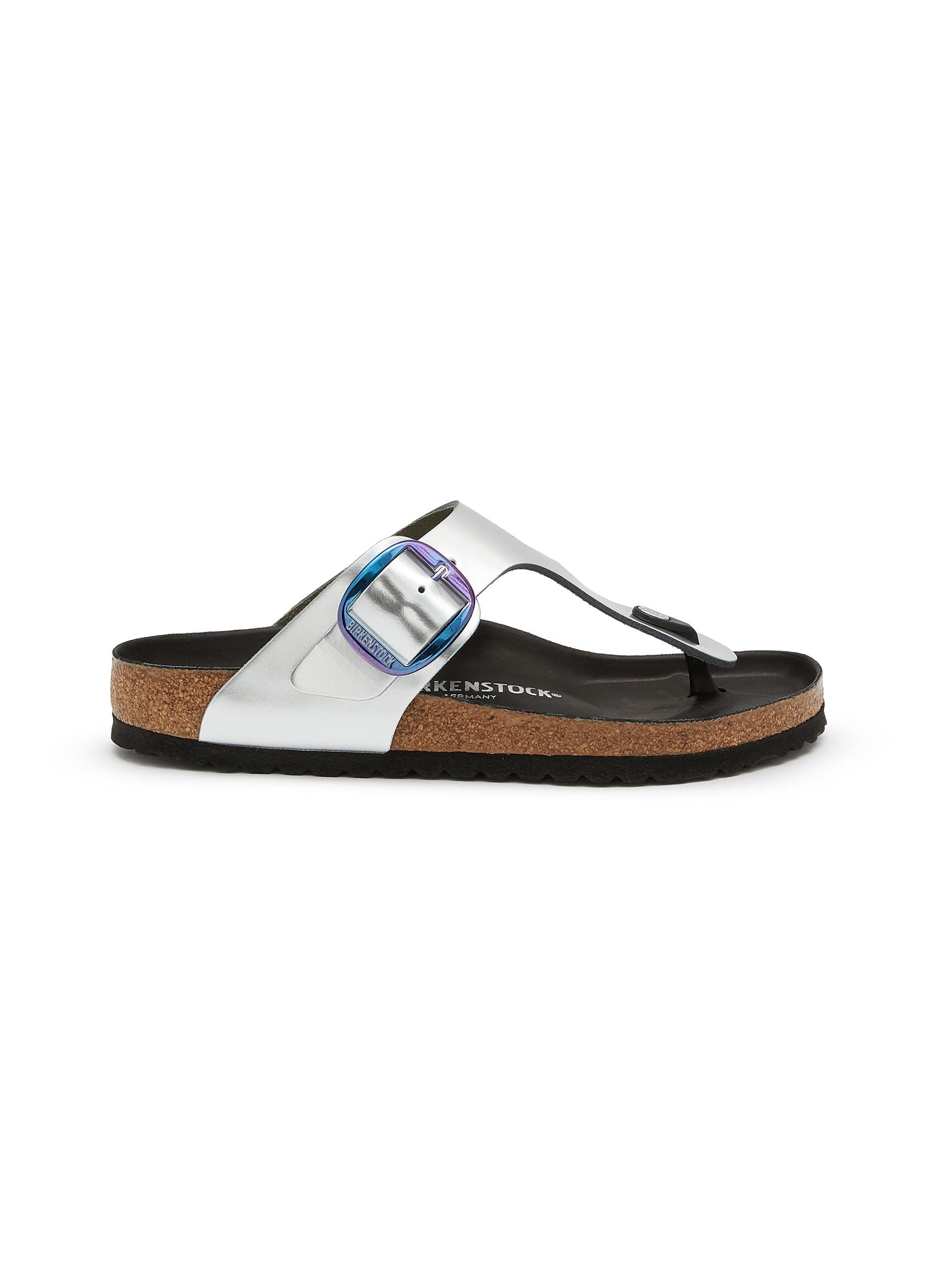 Gizeh Leather Thong Sandals